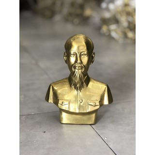 Tượng bác hồ bằng đồng cao 18cm