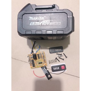 combo bộ vỏ mạch makita 18v 5ah có led