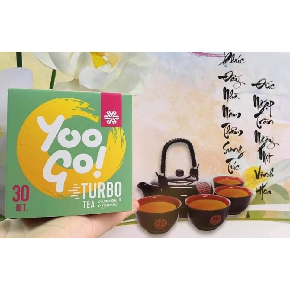 Trà Thảo Mộc Yoo go Turbo Tea Body T (Thải độc, Giảm Cân, Giảm Mỡ Nội Tạng) chính hãng của Nga