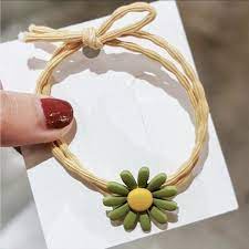 Thun Cột Tóc Cho Nữ Dễ Thương Nhiều MàuFREESHIPDây Chun Cột Tóc Hoa Cúc Xinh Xắn,Phong Cách Hàn Quốc