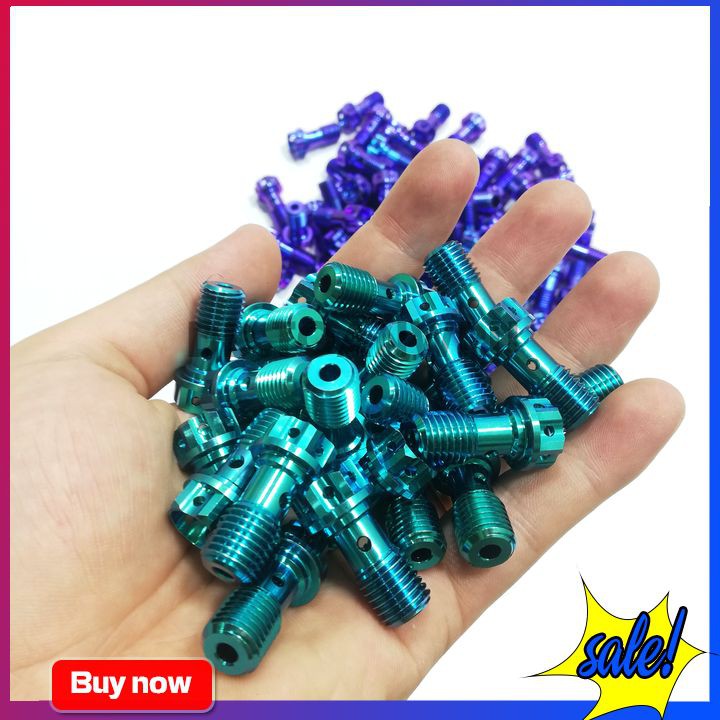 Ốc Titan Gr5 Gắn Heo Nissin Đầu Vương miện Răng Thưa (Giá 1 con)