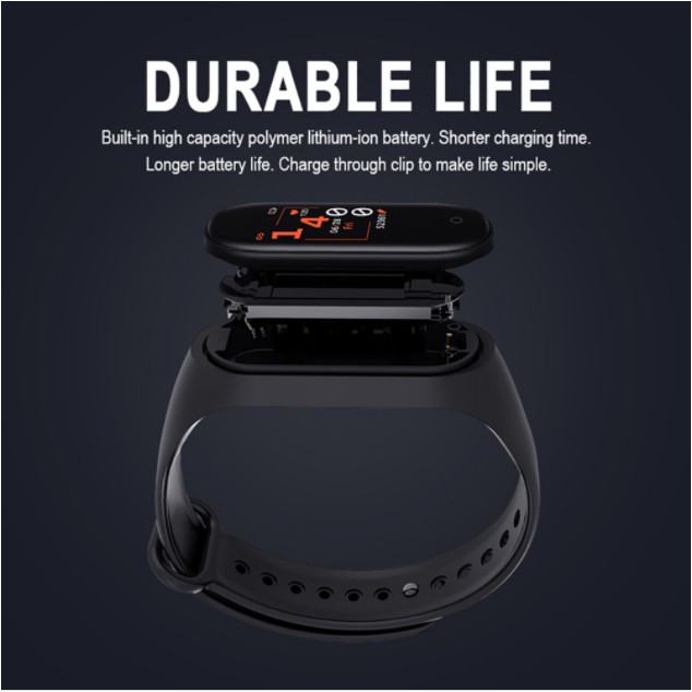 Đồng Hồ Thông Minh M4 Kết Nối Bluetooth Mi band 4 theo dõi sức khỏe