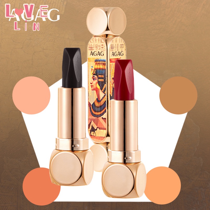 Thỏi Son Lì Hai Đầu 6 Màu Sắc Tùy Chọn Thương Hiệu AGAG magic