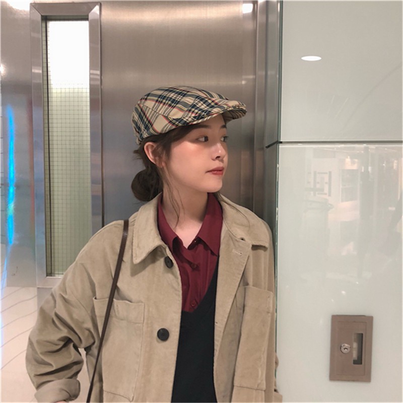 Mũ Họa Sĩ Phong Cách Hong Kong Thời Trang Xuân Hè Cho Nam Nữ