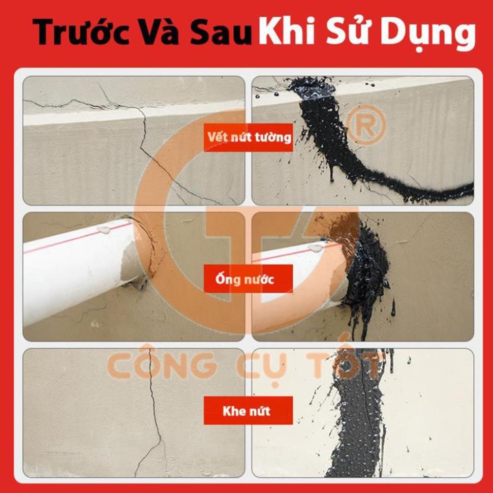 Bình Xịt Chống Thấm Chống Dột Công Nghệ Nano Bảo Vệ Mái Nhà, Tường Và Ống Nước 450ml