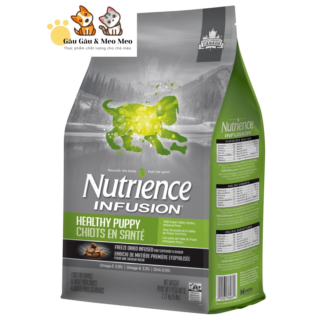 NUTRIENCE - THỨC ĂN CAO CẤP CHO CHÓ Bao 500g