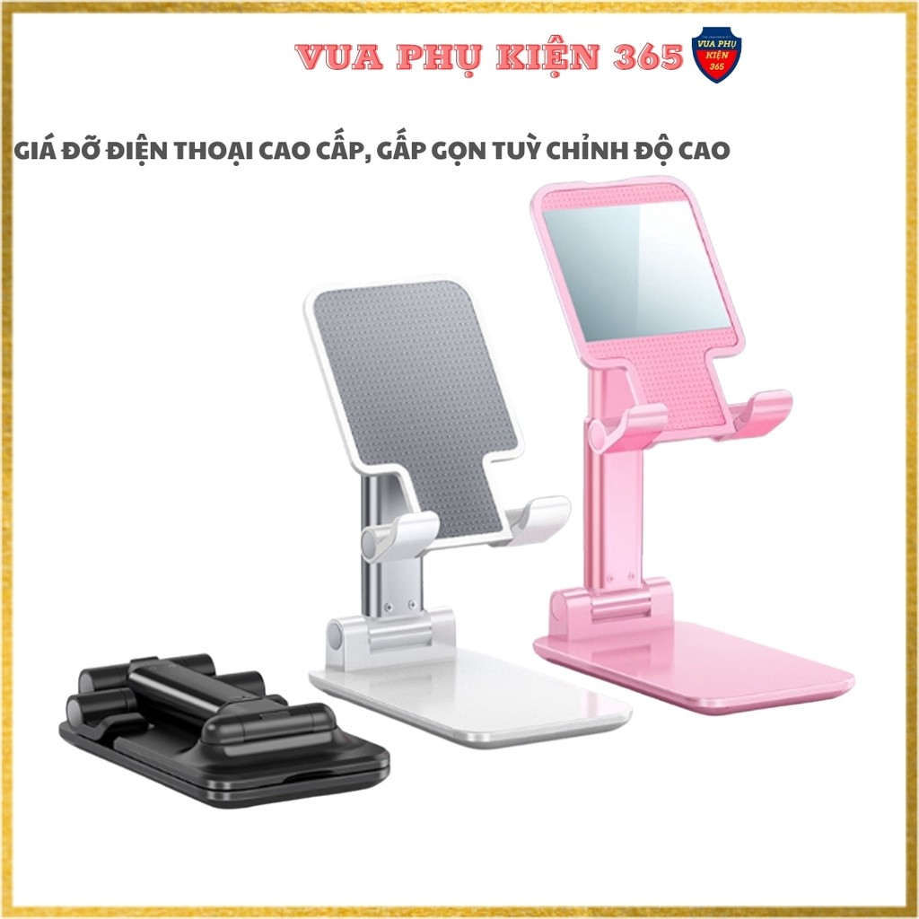 Giá Đỡ Điện Thoại Máy Tính Bảng CAO CẤP, Giá Để Điện Thoại iPad CAO CẤP Để Bàn Có Thể Gấp Gọn, Tuỳ Chỉnh Độ Cao