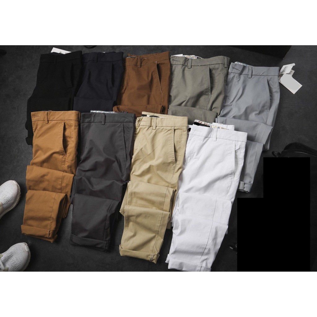 HÀNG VNXK - Quần kaki nam nhiều màu dáng SlimFit ôm gọn không ôm sát với chất kaki co giãn dễ chịu thoải mái !