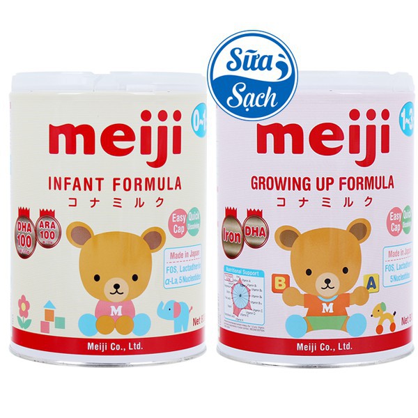 [GIÁ TỐT] Sữa bột Meiji nhập khẩu số 0/số 1 Lon 800g/Thanh 432g (Date mới)