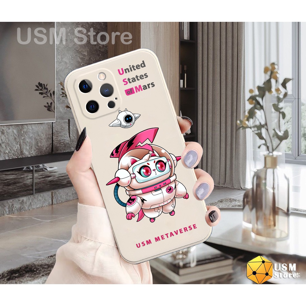 Ốp lưng iphone 11/11 Pro/11 Promax/12/12 Mini//12 Pro/12 Promax/13 Pro/13 Promax  bảo vệ camera, in hình phi hành gia