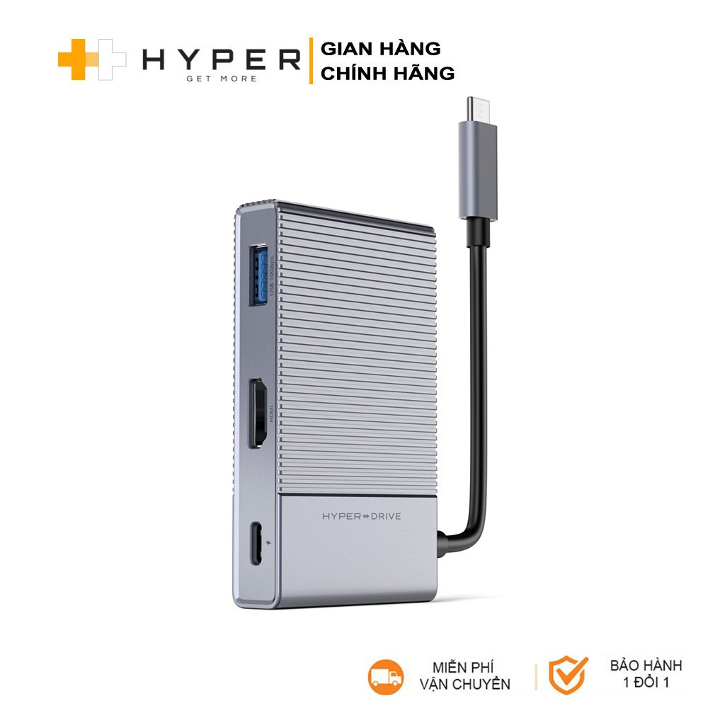 Cổng chuyển Hyperdrive GEN2 6-in-1 cho Macbook, iPad Pro, PC, Surface, Devices – HD-G206 - Hàng chính hãng