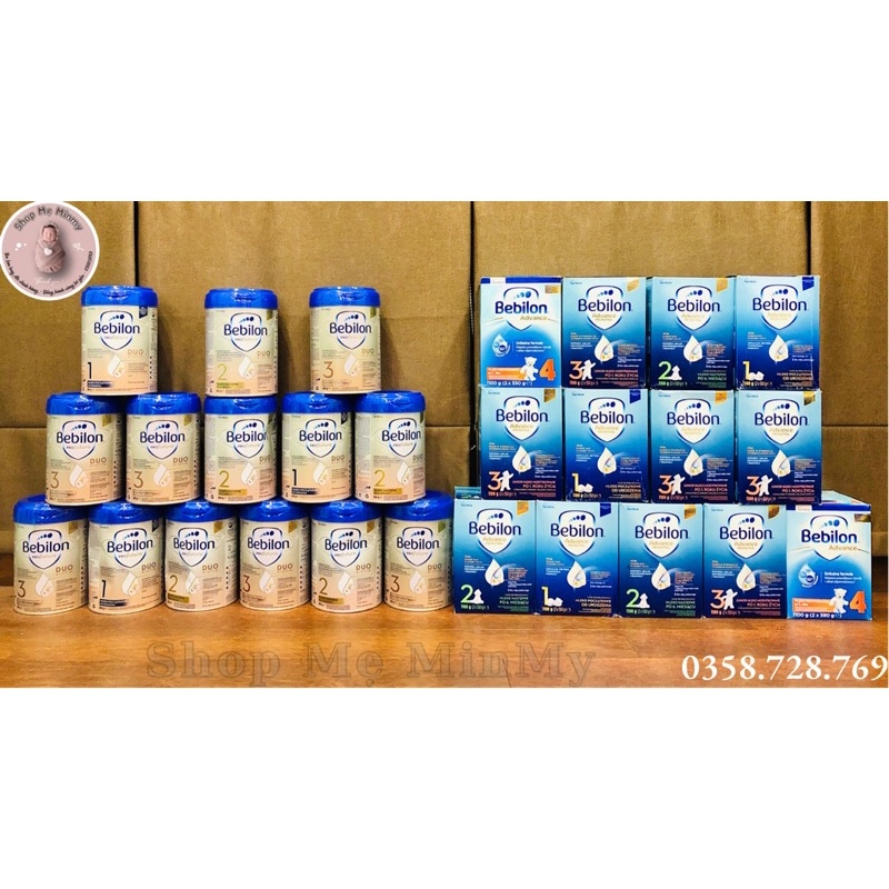 [Giá Cực Tốt] Sữa Bebilon Hộp giấy tiết kiệm 1100gr {Đủ số 1,2,3,4}