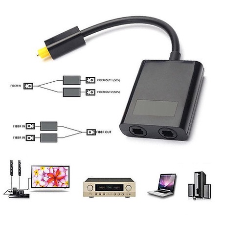 Dây chia Audio Quang Optical 1 ra 2