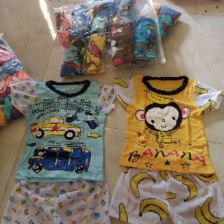 Sét  bộ cotton mềm mịn cho bé
