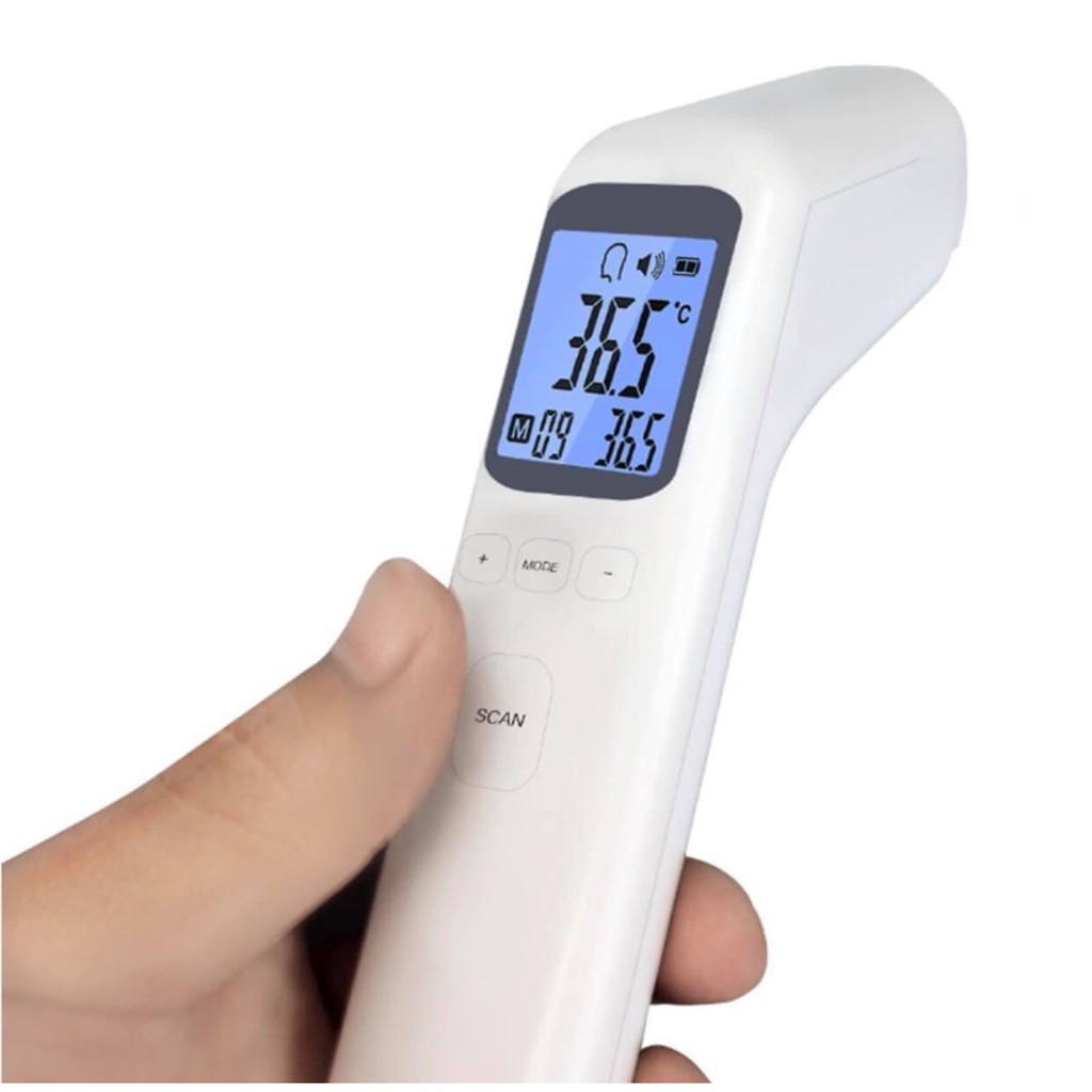 Máy đo thân nhiệt hồng ngoại điện tử, nhiệt kế hồng ngoại từ xa THERMOMETER T1502 - HÀNG CÓ SẴN