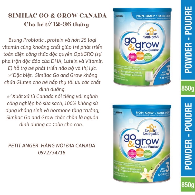 Similac Go & Grow 850g Canada