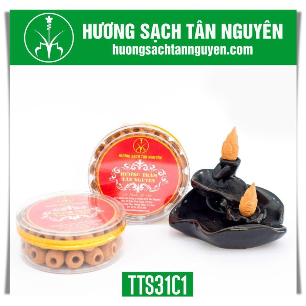 TRẦM NỤ KHÓI NGƯỢC - Nụ sen dùng thác khói - Nhang Sạch Tân Nguyên - TTS31C1 - TTS31C2