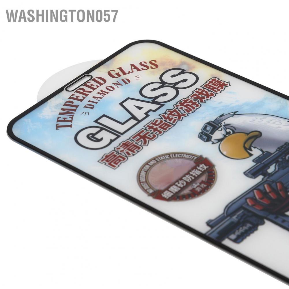 Washington057 High Definition Tempered Glass Anti‑Fingerprint Screen Protector for IPhone X/XS/11Pro