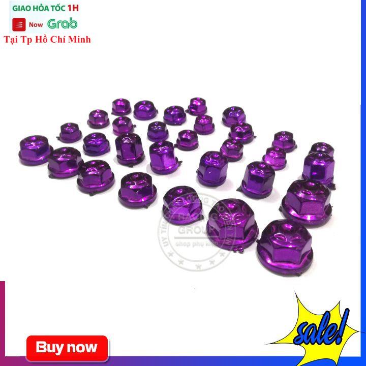 Chụp Ốc Cho Xe Máy ( Màu Xanh Dương )