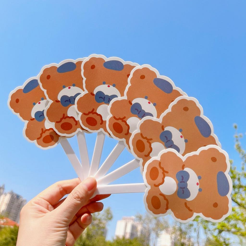 Quạt gấp cầm tay gấp gọn, quạt xòe mẫu mới in nhân vật hoạt hình siêu đáng yêu