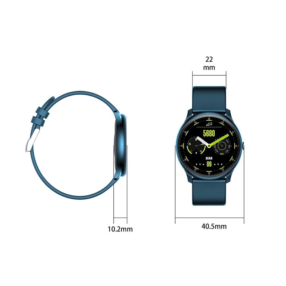 Smartwatch Masstel Dream Action - [Tặng combo 3 miếng dán màn hình] Đồng hồ theo dõi vận động, nhịp tim, chống nước IP68