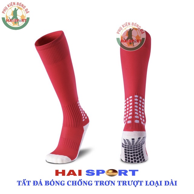[Hàng Đẹp] Tất đá bóng (vớ đá banh) Chống trơn loại dài cao cấp ( Đủ màu ) Tất chống trơn trượt thể thao bóng đá