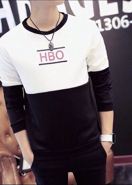 Áo thun nam tay dài cổ tròn phối màu vải đẹp mát tigershop Tgs071 | BigBuy360 - bigbuy360.vn