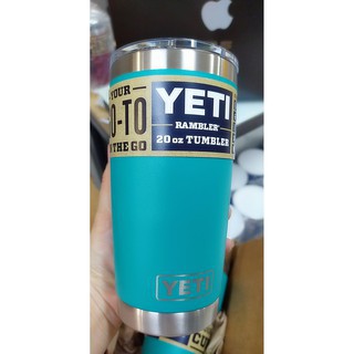 Ly giữ nhiệt YETI 20 oz Rambler Tumbler with MagSlider Lid màu AQUIFER BLUE