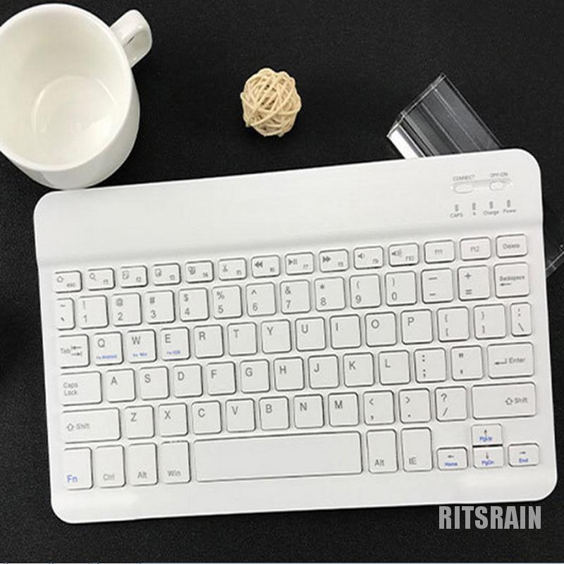 Bàn Phím Bluetooth Không Dây Mini Bằng Nhôm Cho Mac Ios Android Windows Pc Tablet