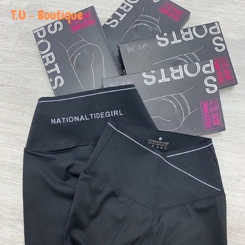 Quần legging nữ dài cạp chéo cao nâng mông giữ nhiệt nữ co giãn 4 chiều(Tặng dây buộc tóc) | BigBuy360 - bigbuy360.vn