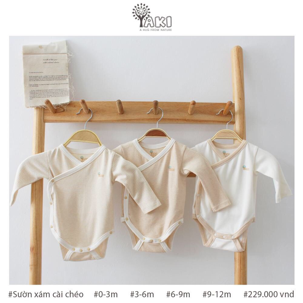 [SALE 129K] Body Chip Hãng YAKI Hàng Thu Đông Cho Bé Sơ Sinh Đến 9-12m