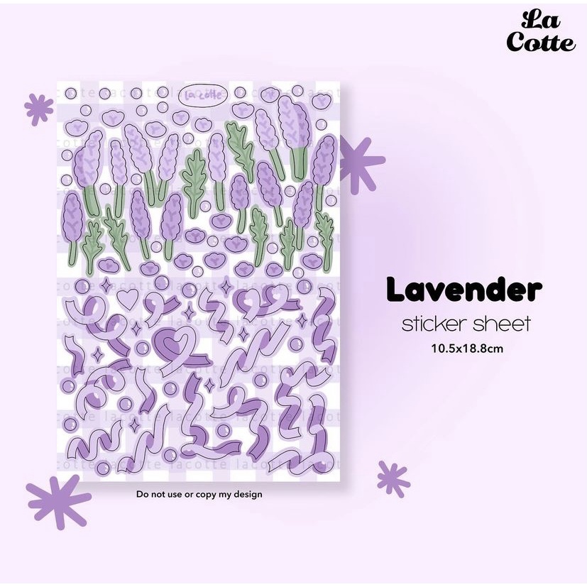 Hình dán sticker thiết kế Lacotte