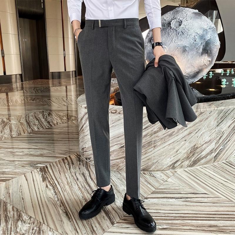 Quần Âu Nam Mix Kẹp , Thay Thắt Lưng , Kiểu Mới Phong Cách Hàn Quốc , Dáng Ôm Chuẩn Body