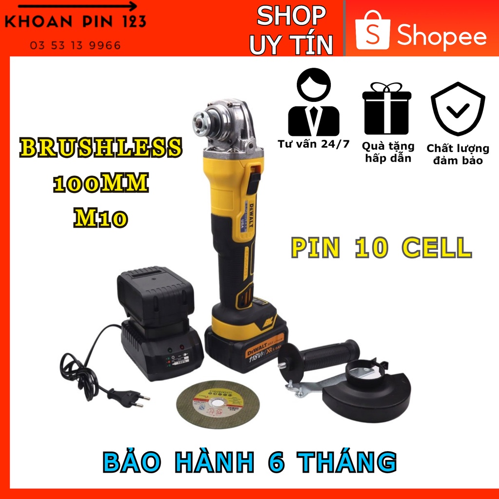 Máy mài, máy cắt pin Dewalt không chổi than