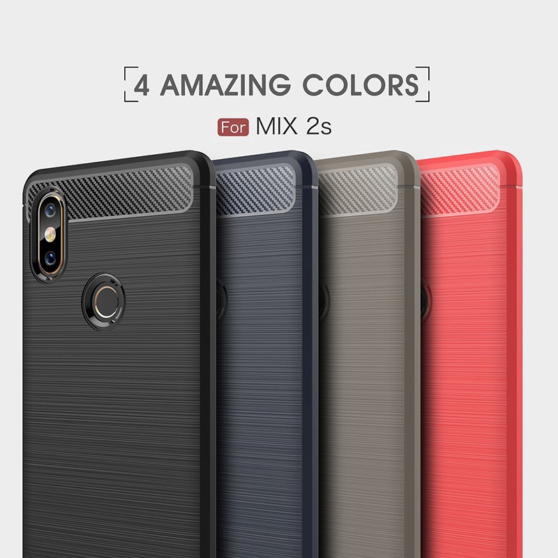 Ốp điện thoại silicon mỏng chống sốc cho điện thoại Xiaomi Mi Mix 2S