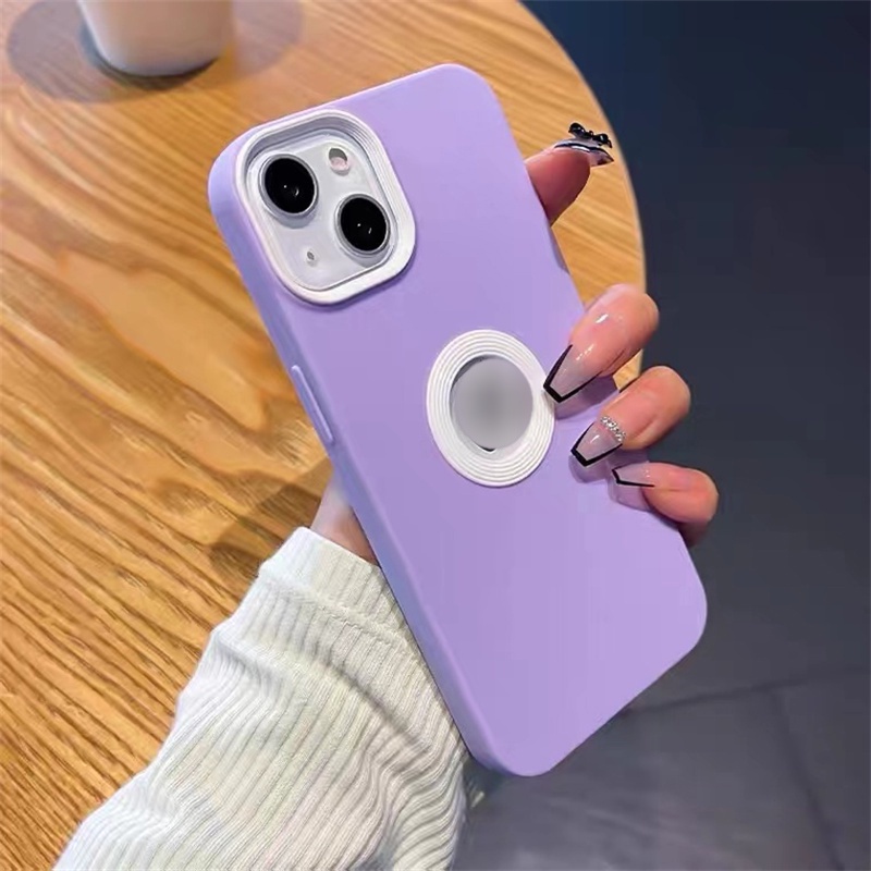Ốp Điện Thoại Silicon Mềm Màu Kẹo Chống Sốc Cho IPhone 13 12 11 Pro Max XS Max XR X 8 7 Plus