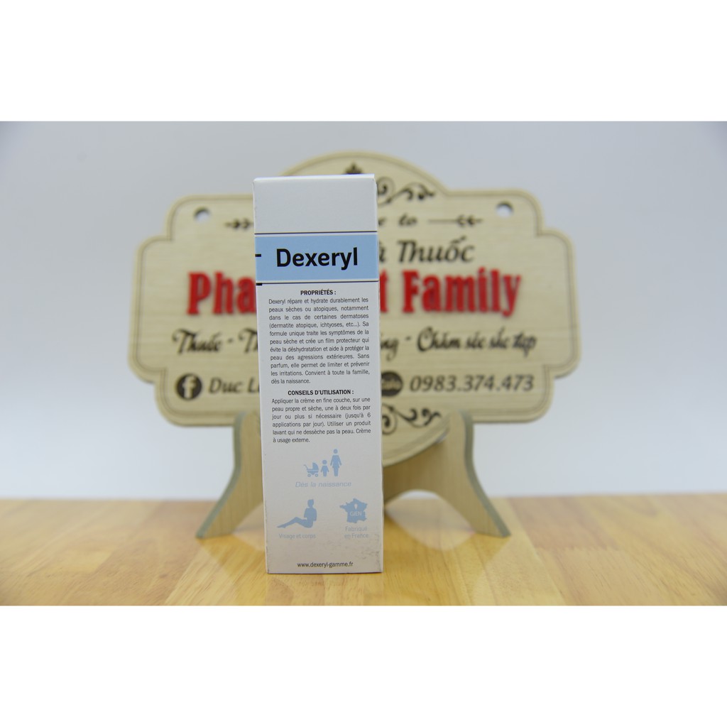 [Pháp] Kem dưỡng da Dexeryl 50g - Hỗ trợ cải thiện da khô nứt nẻ