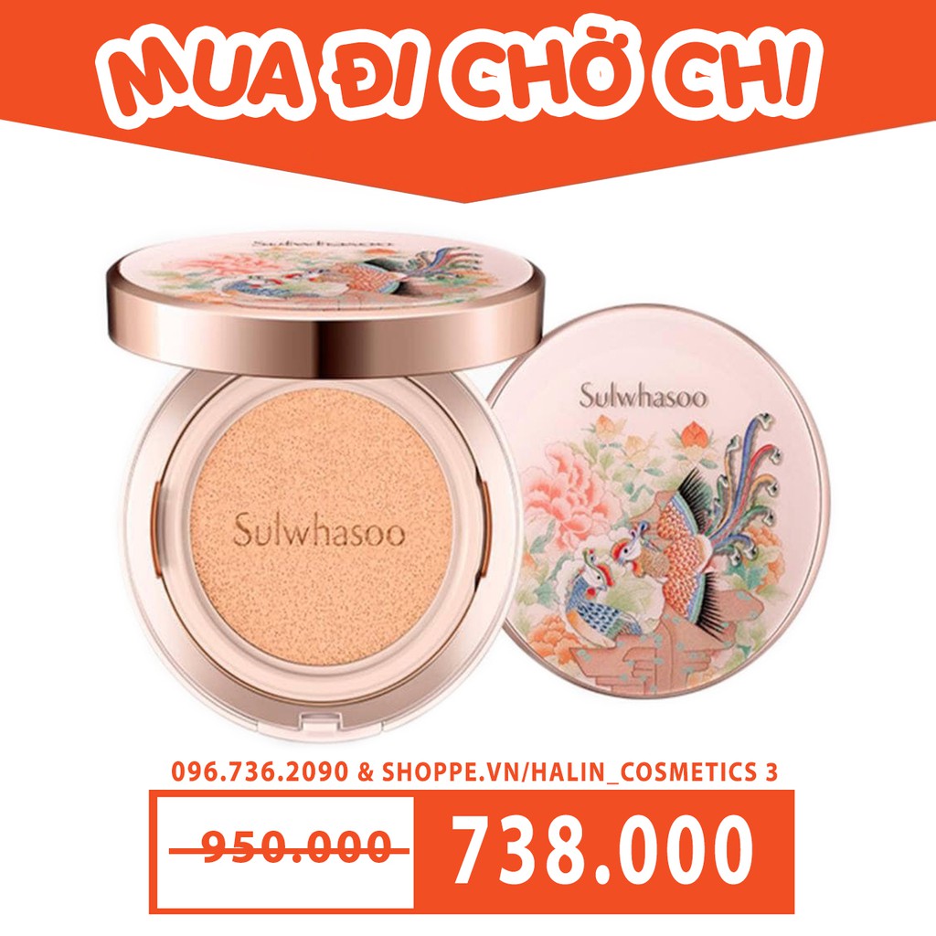 Phấn nước Cushion 💖FREESHIP💖Phấn nước Cushion Sulwhasoo Limited Edition 2019 HALIN9921 Cao Cấp