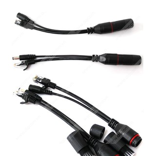Cáp POE cho Camera IP 30M có chống nước gắn cho camera không có poe, cấp nguồn chung với dây mạng