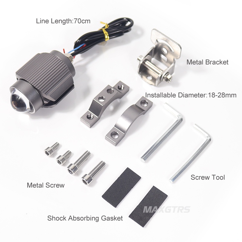 Đèn pha LED MAXGTRS DRL SUV chiếu điểm sương mù/ trợ sáng cho xe máy/ ô tô