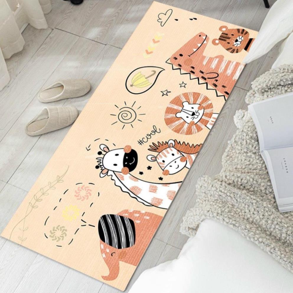 Thảm chân giường, thảm trải trang trí chân giường phòng ngủ chất vải bali cao cấp 80cm x 200cm [𝑴𝒐𝒎 𝑩𝒆𝒅𝒅𝒊𝒏𝒈 𝑺