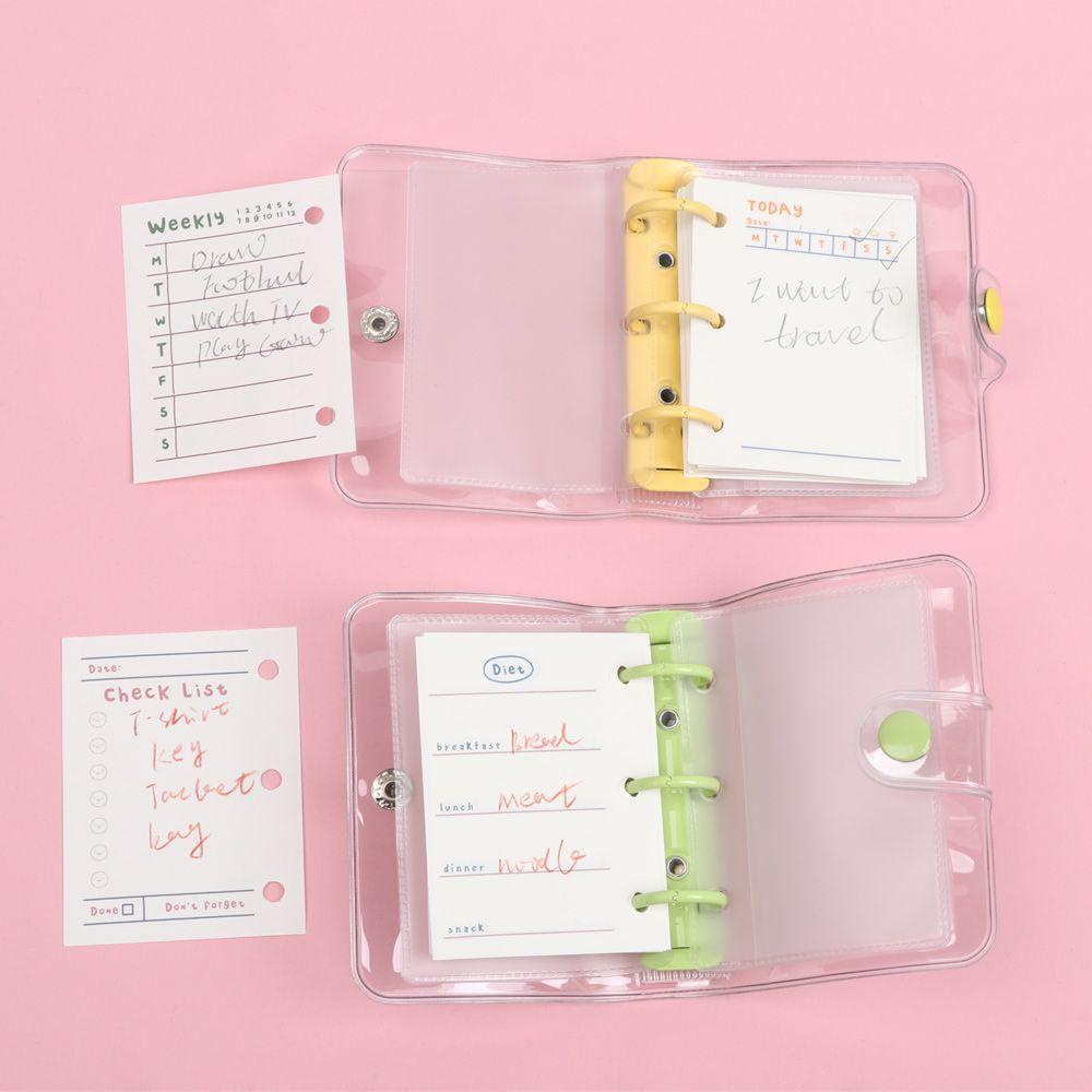 SUENIN Set 60 / 80 Tấm Giấy Bìa Sổ Nhật Ký Có Thể Nạp Lại