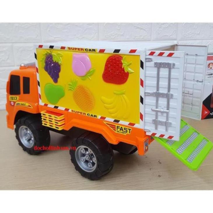 ĐỒ CHƠI XE TẢI CHỞ HOA QUẢ CỠ ĐẠI