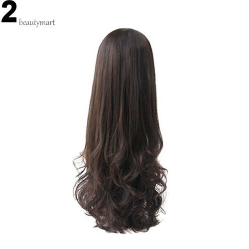 Tóc giả nữ kiểu ngắn ngang vai xoăn gợn sóng thời trang