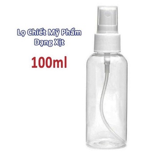 Chai Chiết Xịt Phun Sương, Lọ Xịt Dung Dịch, Chiết Mỹ Phẩm, Chiết Nước Hoa 100ml