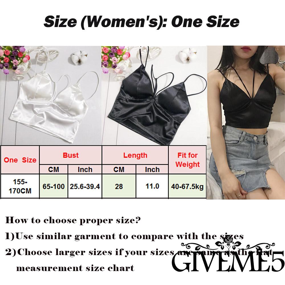 Áo Lửng Hai Dây Vải Satin Phối Ren Quyến Rũ Gợi Cảm Dành Cho Nữ