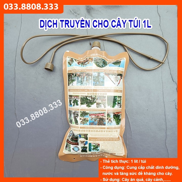 DỊCH TRUYỀN NÂU DÙNG CHO CÂY TÚI1LIT - HỖ TRỢ CÂY PHỤC HỒI NHANH