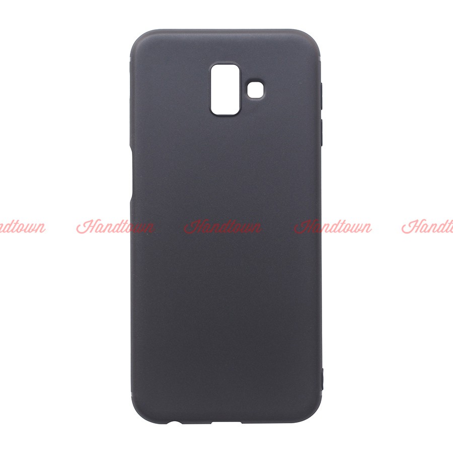 Ốp Lưng Samsung Galaxy J6 + Silicone Cao Cấp Dẻo Nhám Chống Trầy