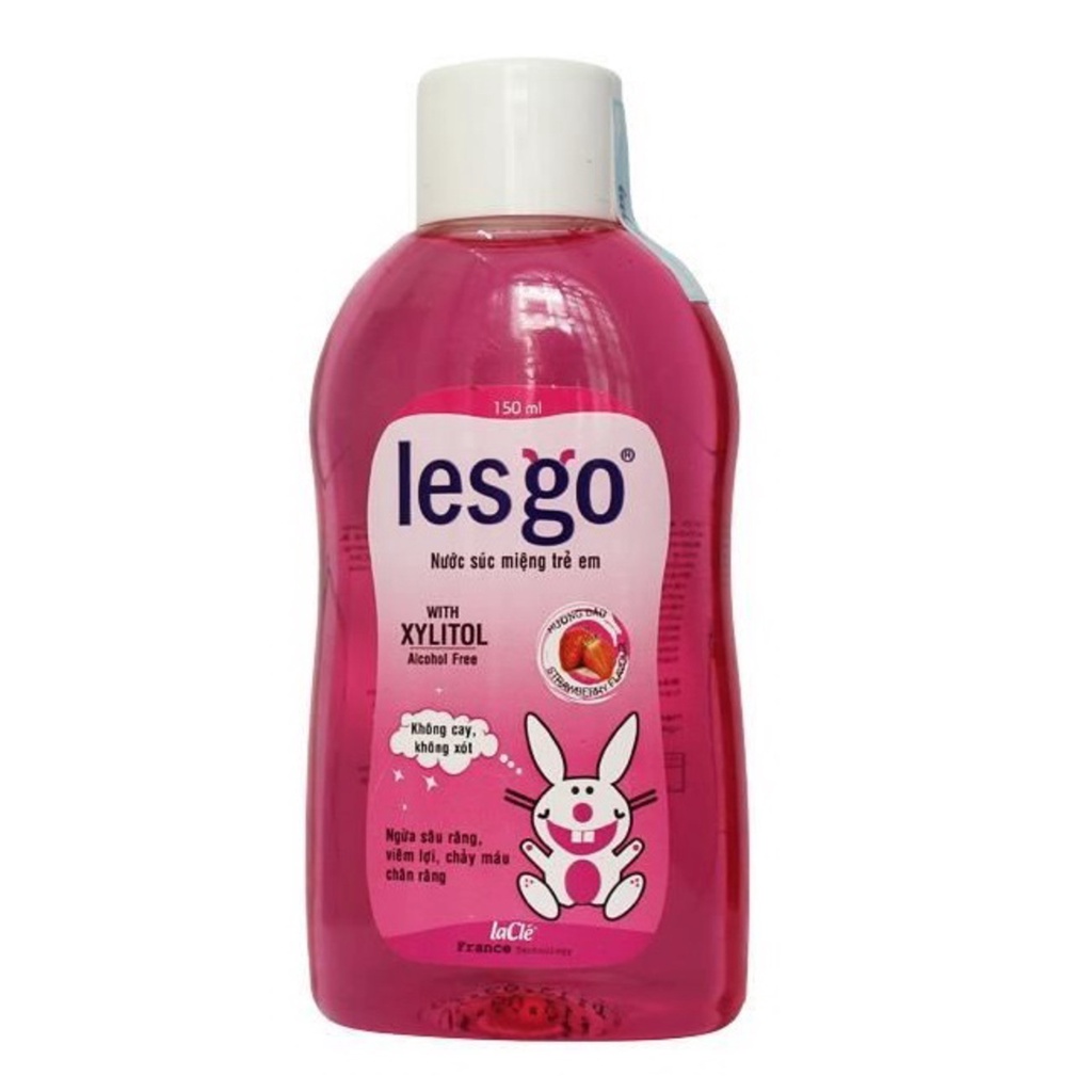 Nước súc miệng trẻ em Lesgo 150ml