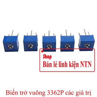 Biến trở vuông 3362P các loại giá trị